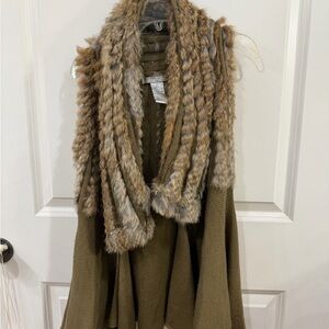 Alberto Makali Olive Knit with Rabbit Fur Trim
Excellent price…